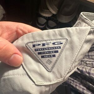 Columbia Light Gray Outdoor Shorts